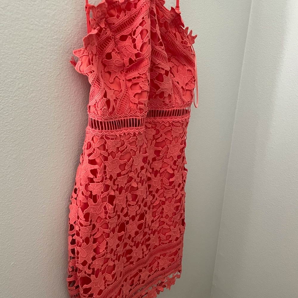 ASTR coral dress
